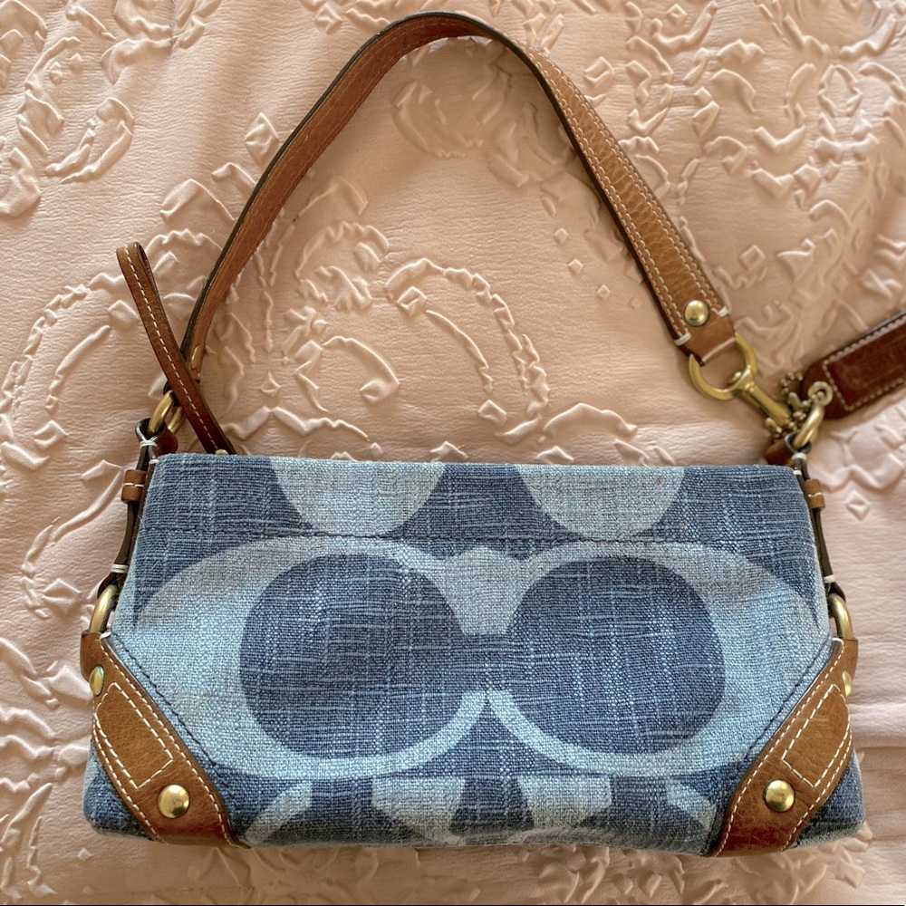 Authentic Adorable Coach Bag in Denim